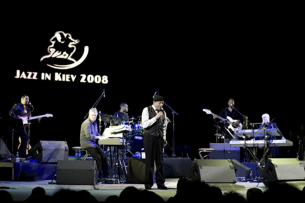 Buy Al Jarreau tickets on StubOrder Al Jarreau singing onstage at the Jazz in Kiev festival, 2008