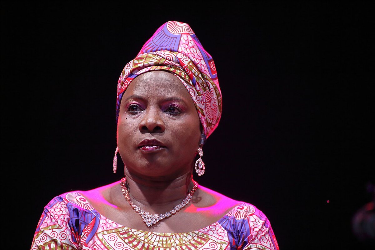 Buy Angelique Kidjo tickets on StubOrder Angelique Kidjo on stage with the Sing The Truth project at Rudolstadt-Festival, Germany, 2019