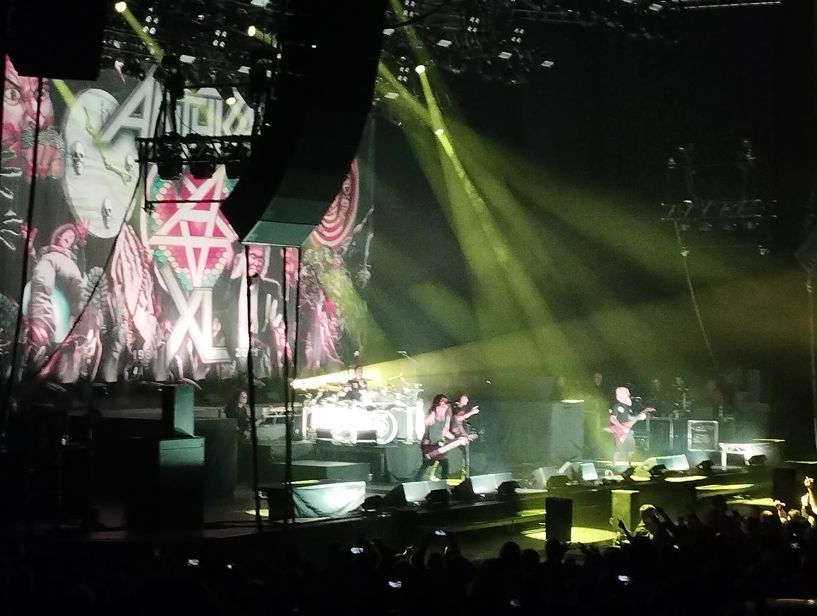 Anthrax performing live at Zรฉnith de Paris in 2024 - Anthrax tickets