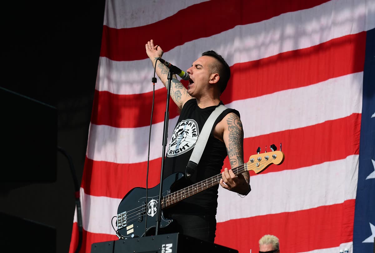 Buy Anti-Flag tickets on StubOrder Anti-Flag performing live on stage at Reload Festival 2017