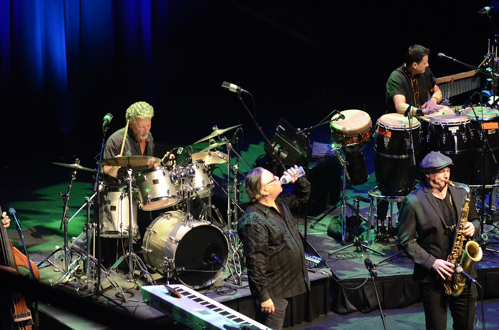 Arturo Sandoval performing on stage with his band - Arturo Sandoval Quartet tickets