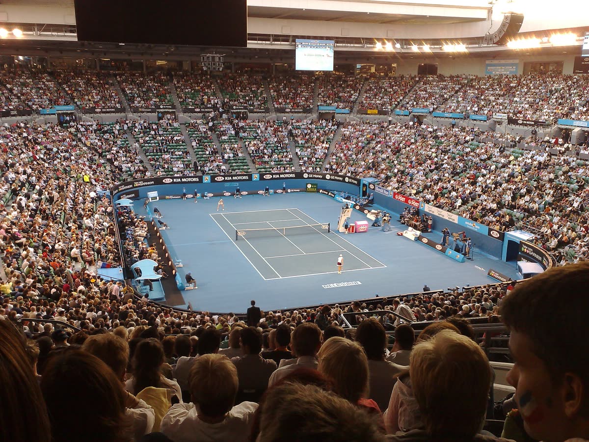 Buy Australian Open tickets on StubOrder Match on court at Rod Laver Arena, 2008 Australian Open