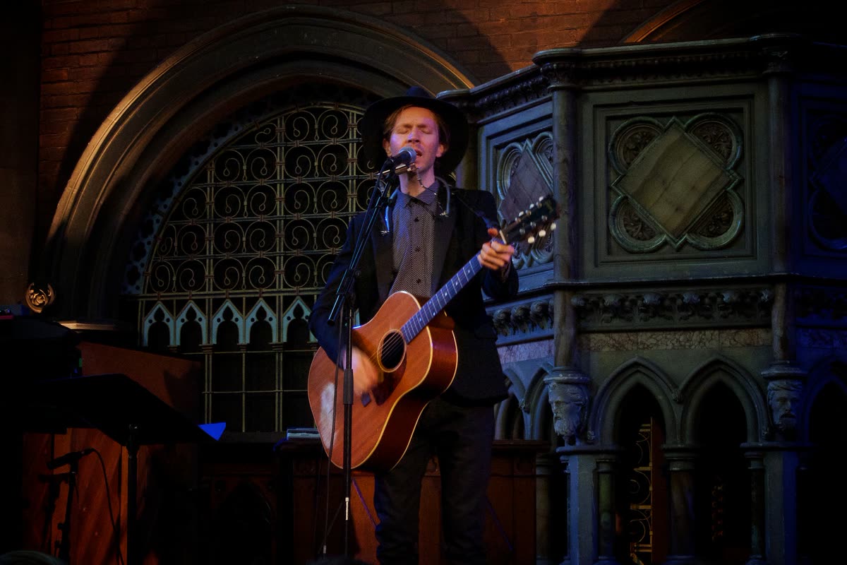 Buy Beck tickets on StubOrder Beck performing live at Union Chapel, London, July 2013