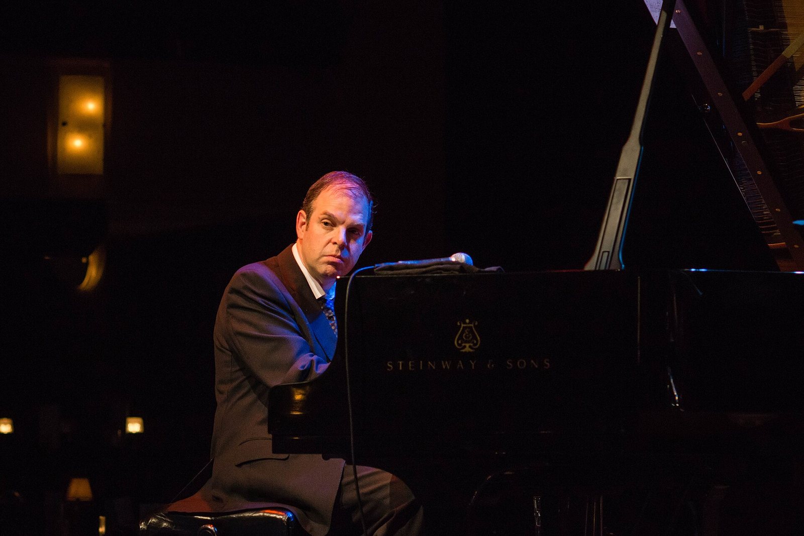 Bill Charlap at the piano at Dimitriou's Jazz Alley, Seattle, 2012