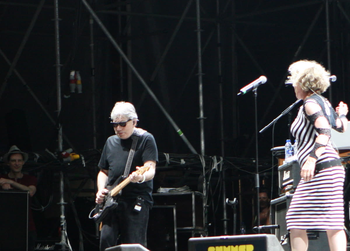 Blondie performing live at Summercase 2008 festival in Barcelona