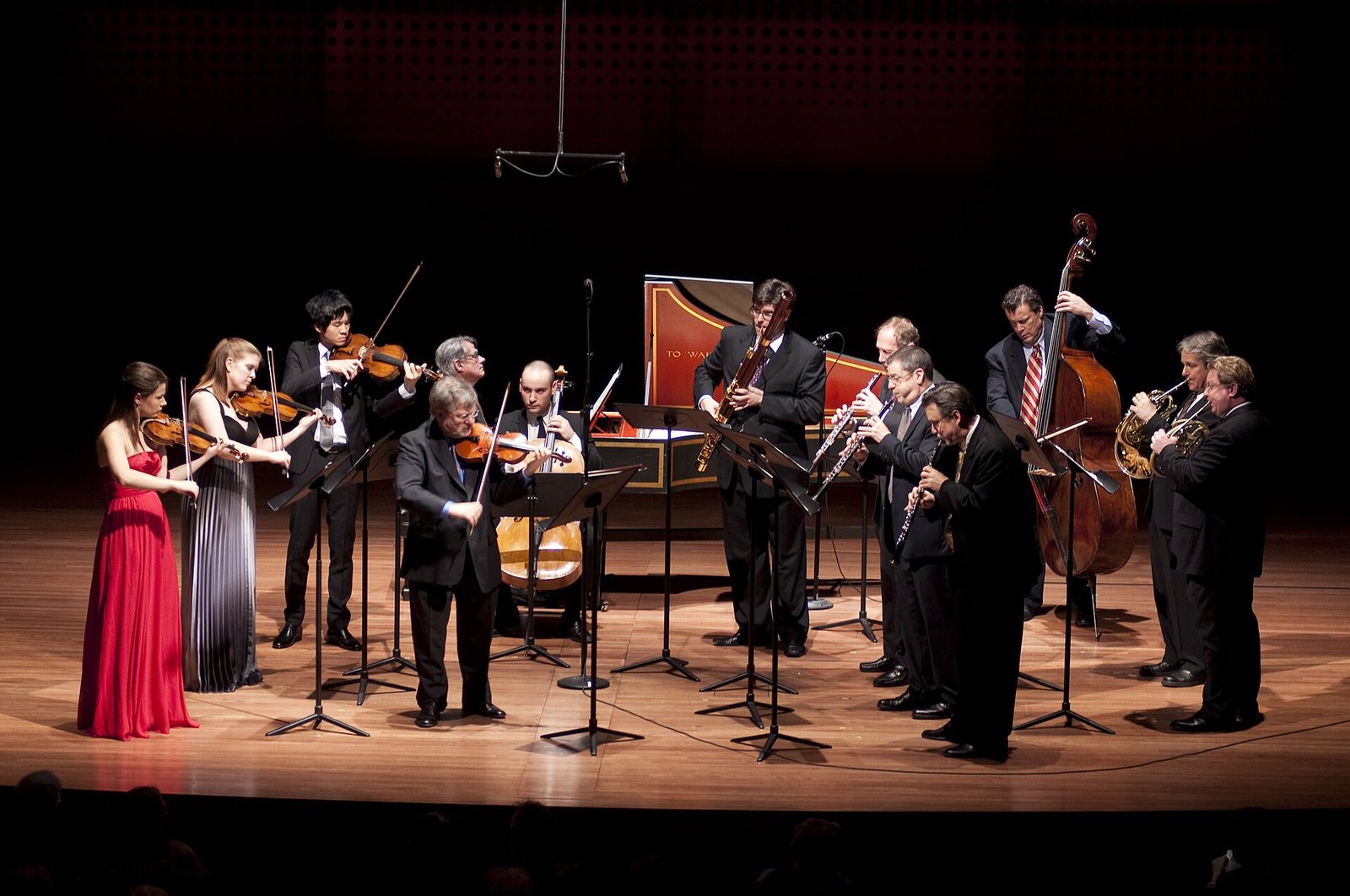 Chamber Music Society artists performing the Brandenburg Concertos at Alice Tully Hall, New York, 2009