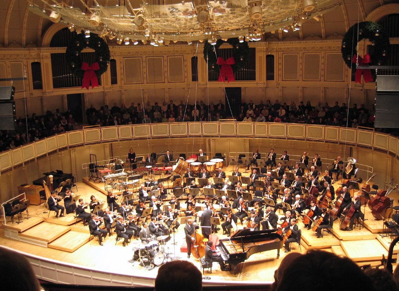 The Chicago Symphony Orchestra performing Rhapsody in Blue at Symphony Center, Chicago, December 2005
