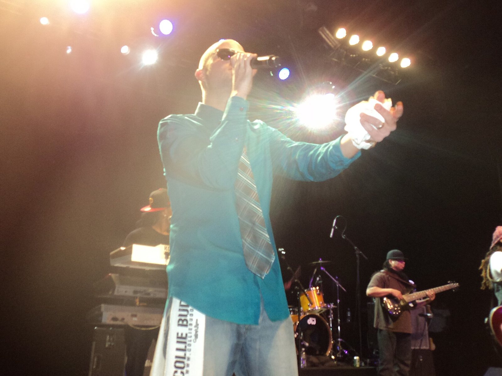 Collie Buddz performing with a live band at Sound Academy, Toronto, January 2012