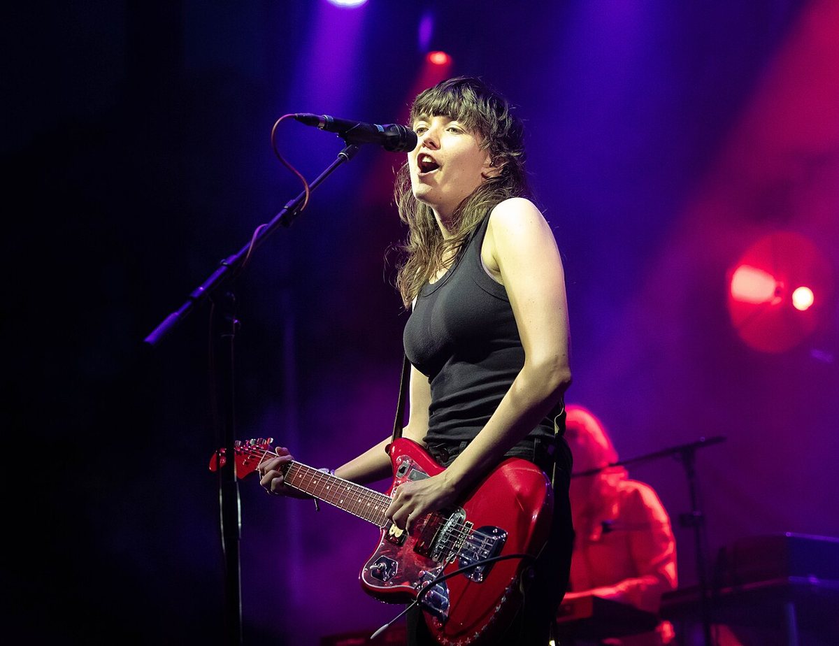 Courtney Barnett performing at Fairgrounds Festival in Berry, New South Wales, 2018
