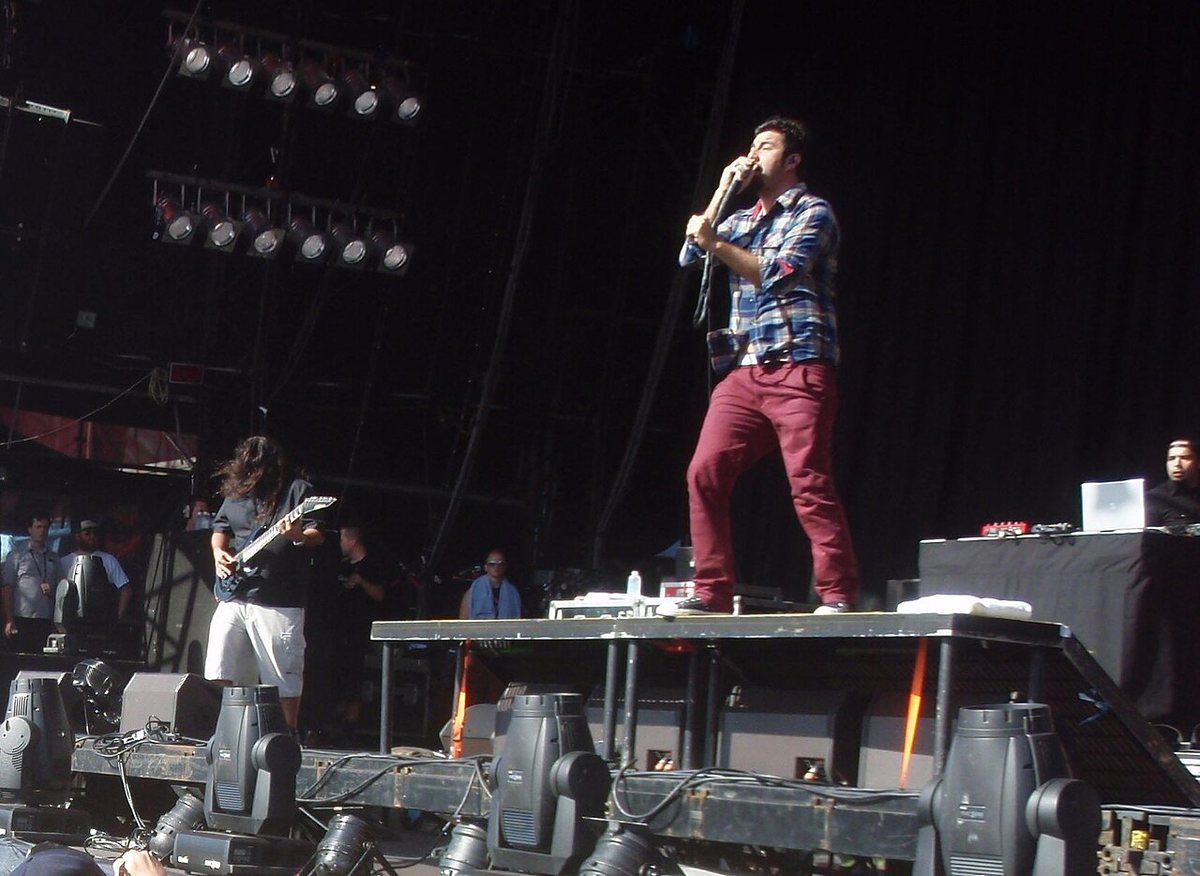 Deftones performing at the Big Day Out festival on the Gold Coast, Australia, 2011