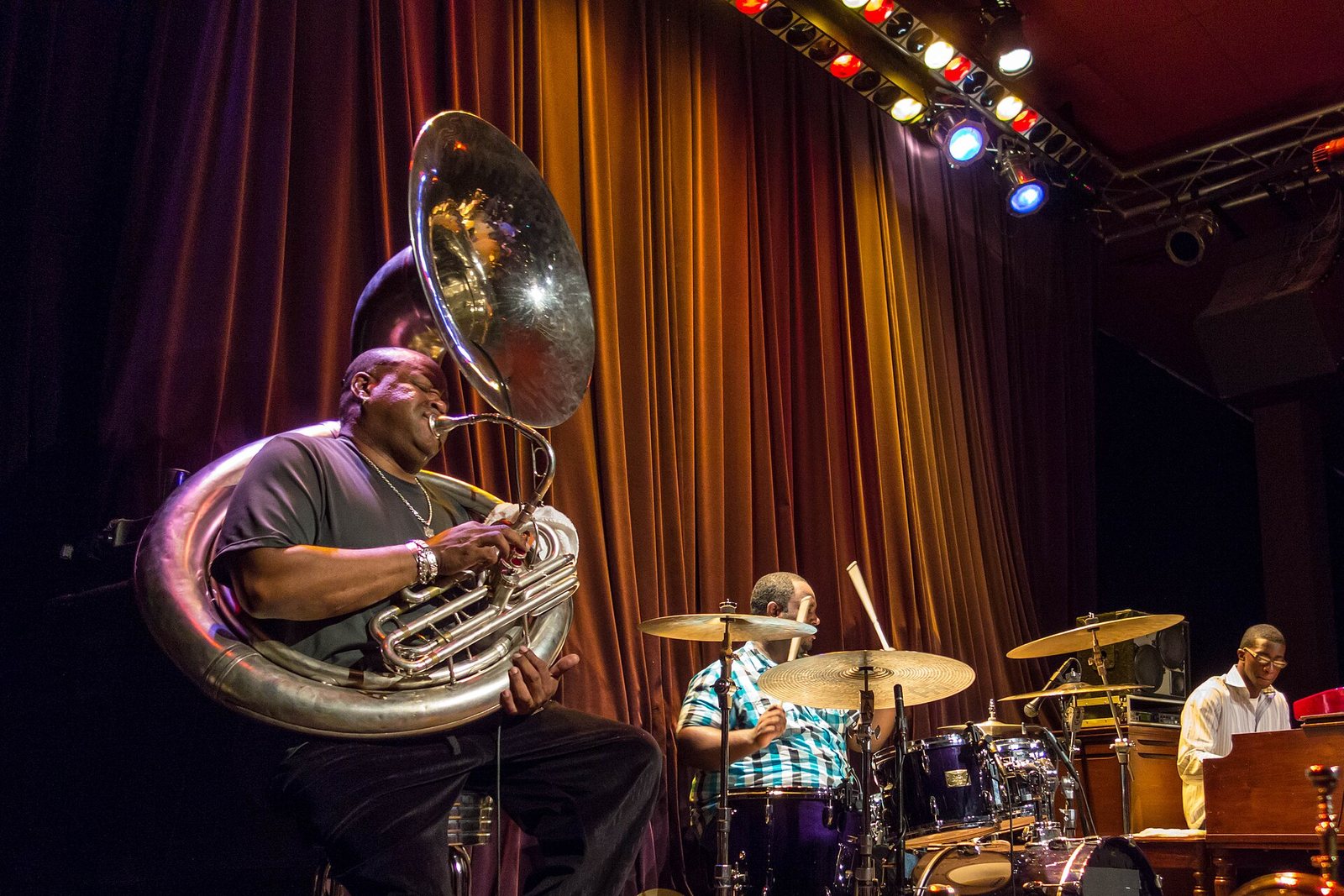 Dirty Dozen Brass Band performing at Dimitriou's Jazz Alley, Seattle, 2012