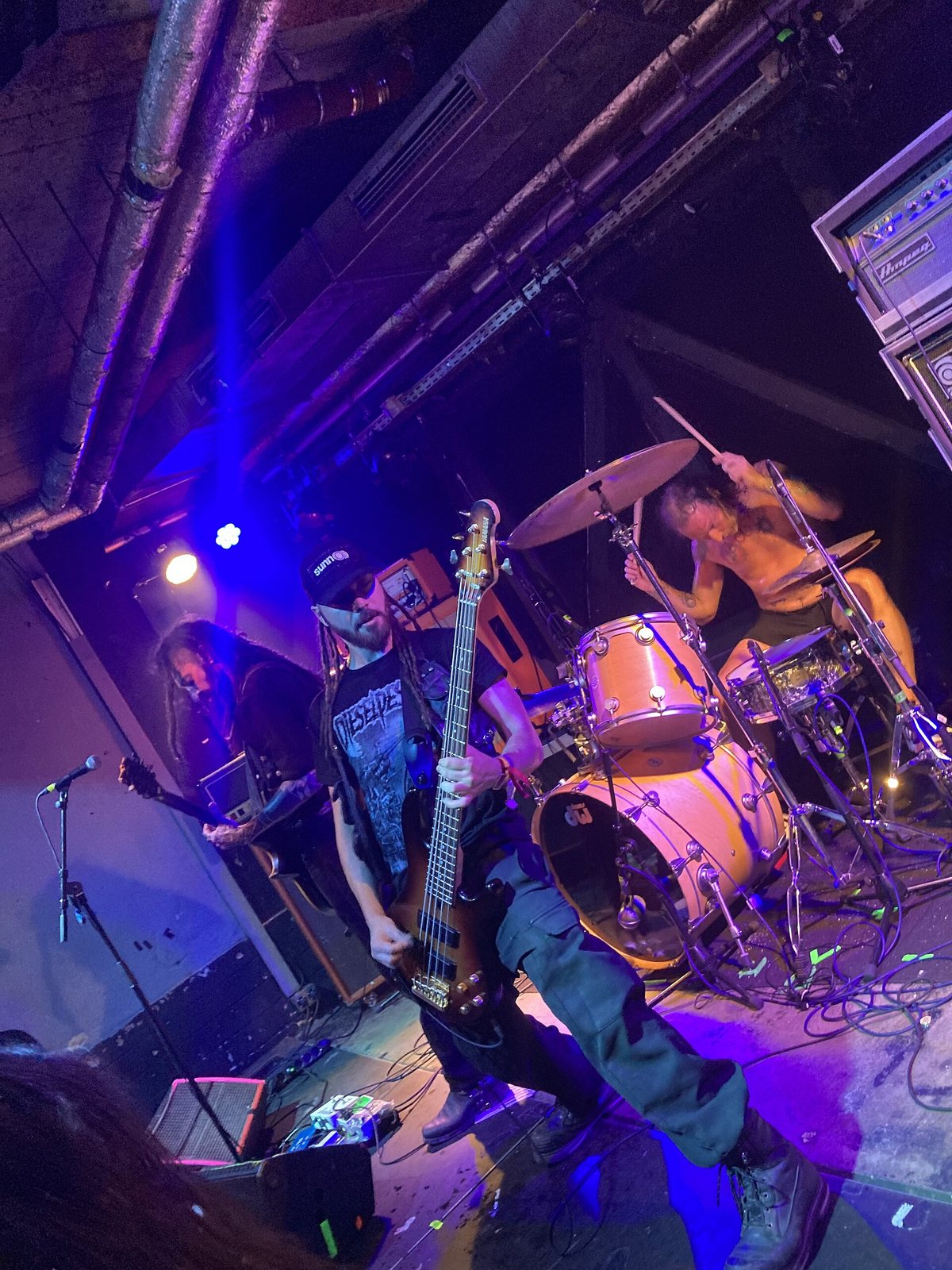 Dopethrone performing at Hafenklang, Hamburg, 2024