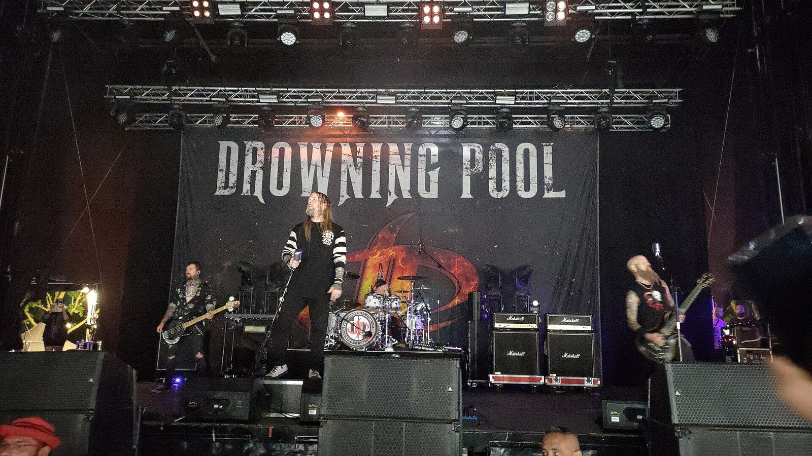 Drowning Pool performing at Reload Festival in Sulingen, Germany, August 2025