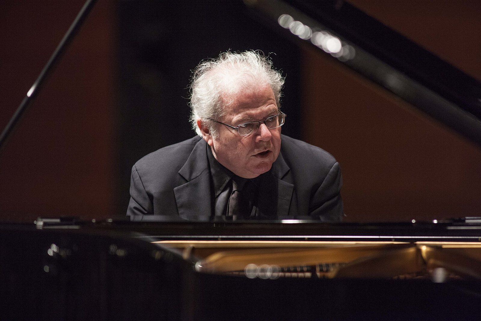 Emanuel Ax at the piano at the Quincena Musical festival, San Sebastian, Spain, 2014