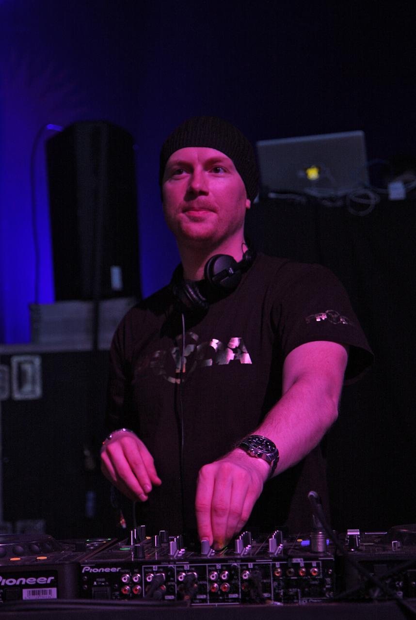 Eric Prydz DJing at Glastonbury Festival, 2009