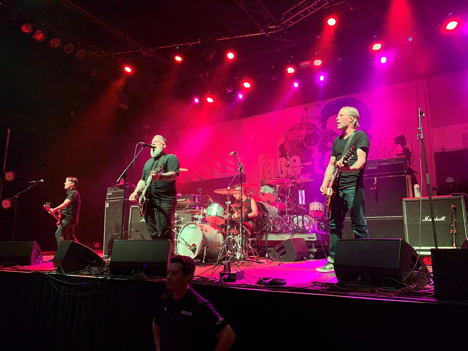 Face to Face performing at the Fillmore Auditorium in Denver, Colorado, April 2022