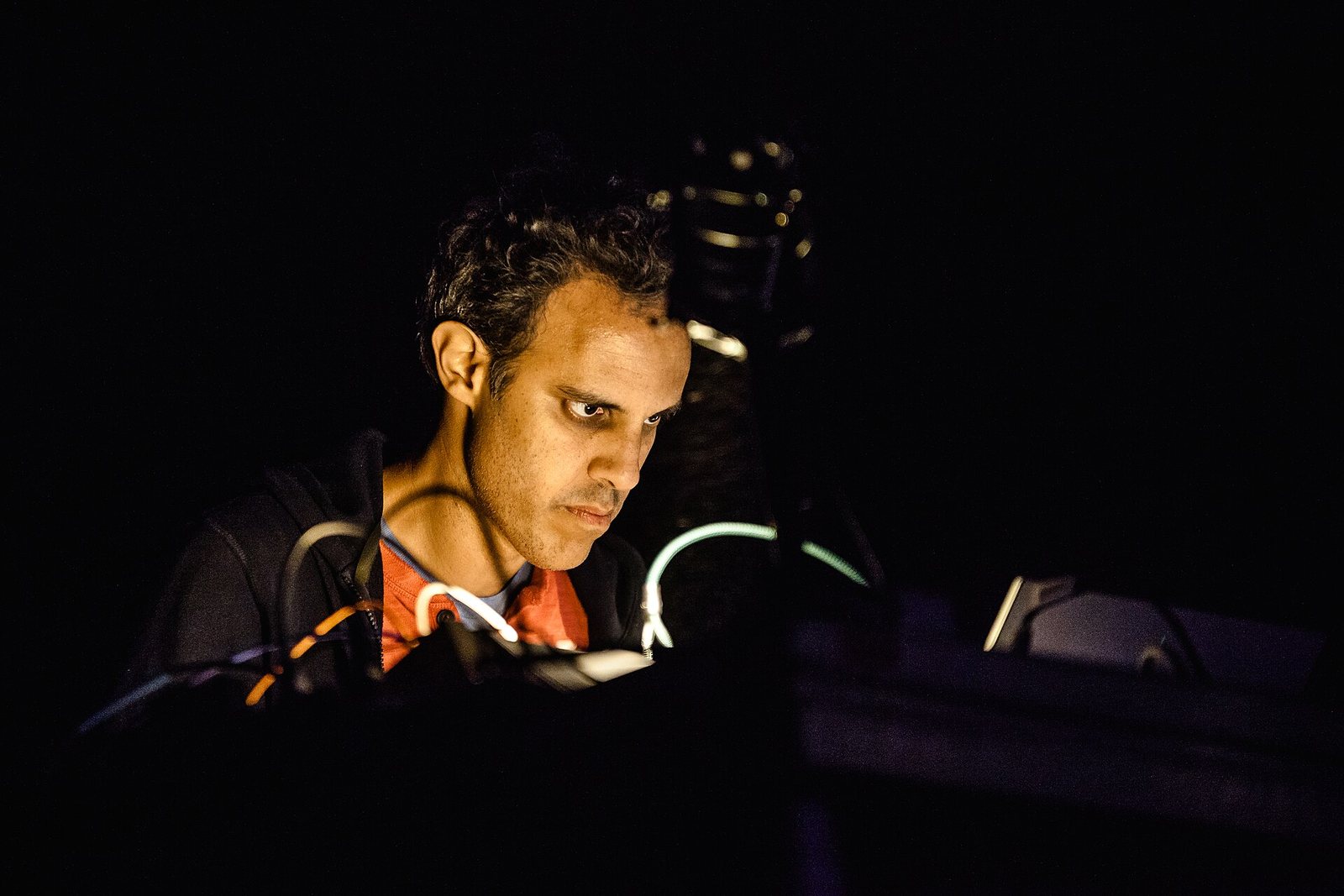 Four Tet (Kieran Hebden) performing at Roskilde Festival, Denmark, 2018