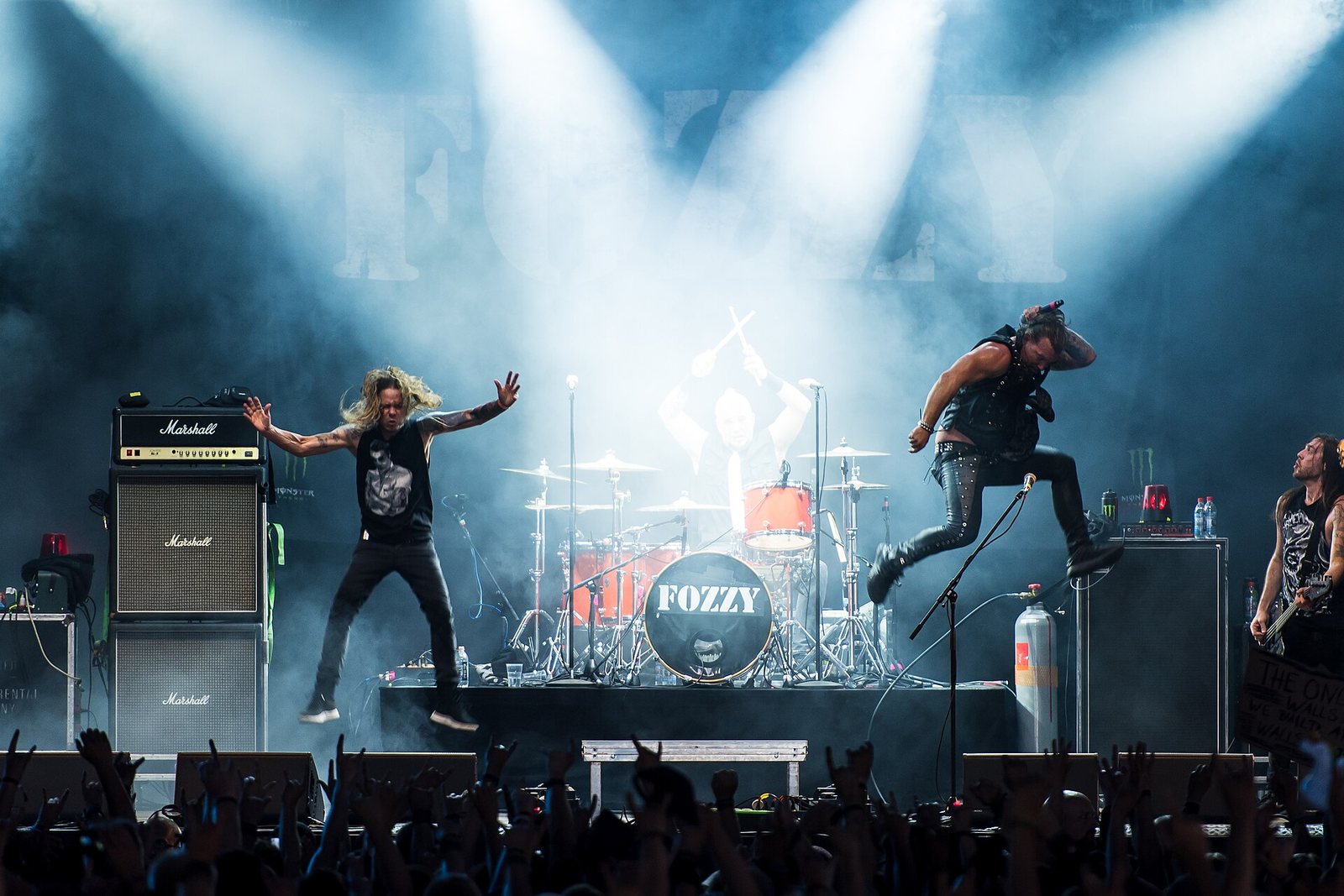 Fozzy performing at Wacken Open Air, Germany, 2018