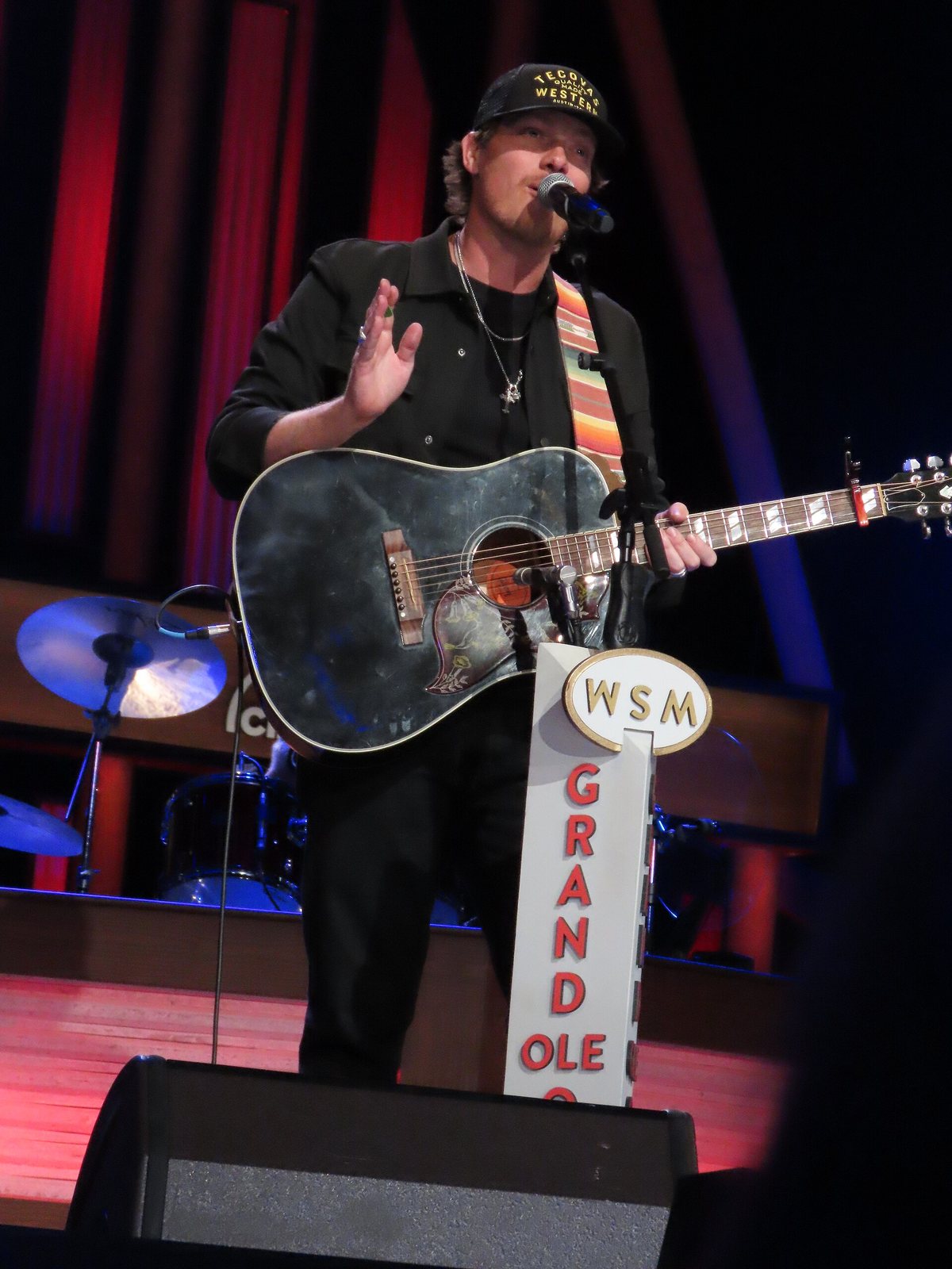 George Birge performing at the Grand Ole Opry, Nashville, November 2022