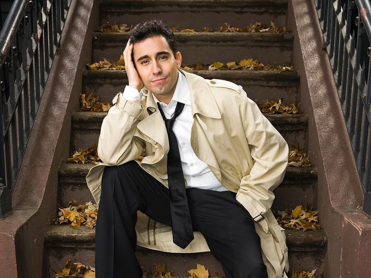 Buy John Lloyd Young tickets on StubOrder John Lloyd Young seated on a brownstone stoop in Hamilton Park, Jersey City, 2006