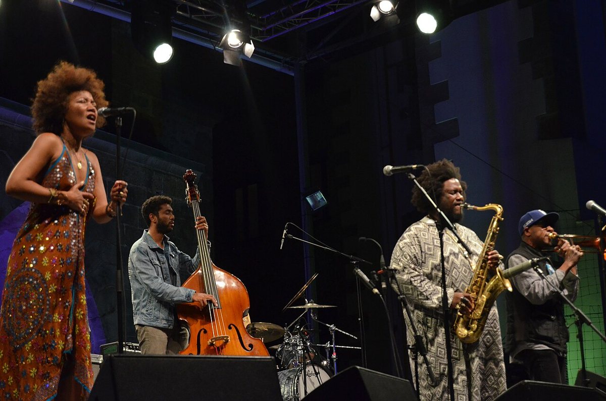 Buy Ami Taf Ra & Kamasi Washington tickets on StubOrder Kamasi Washington and his band with singer Patrice Quinn at Donostia Jazzaldia, San Sebastian, 2017