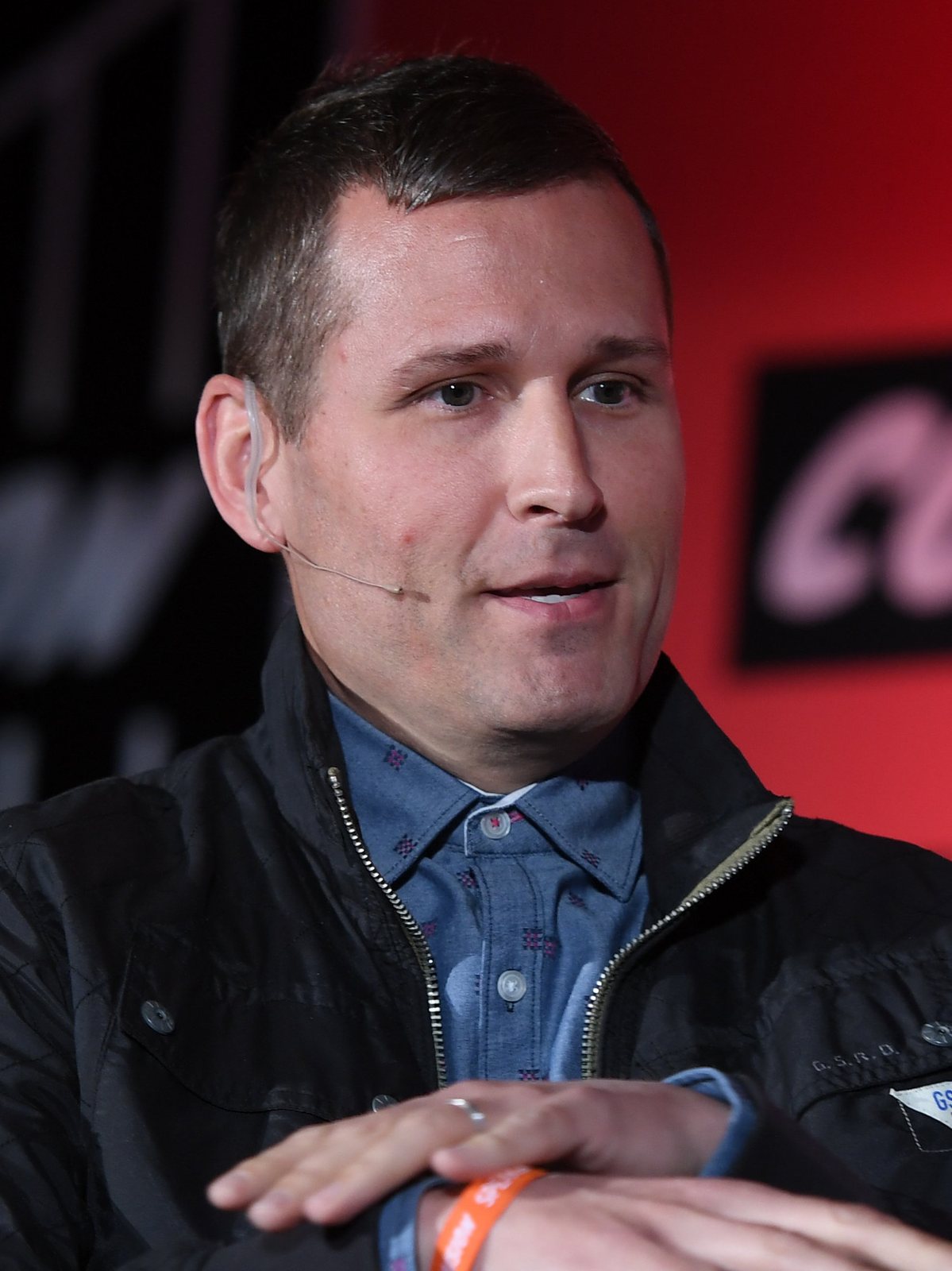 Kaskade speaking on the MusicNotes Stage at Collision 2017, New Orleans