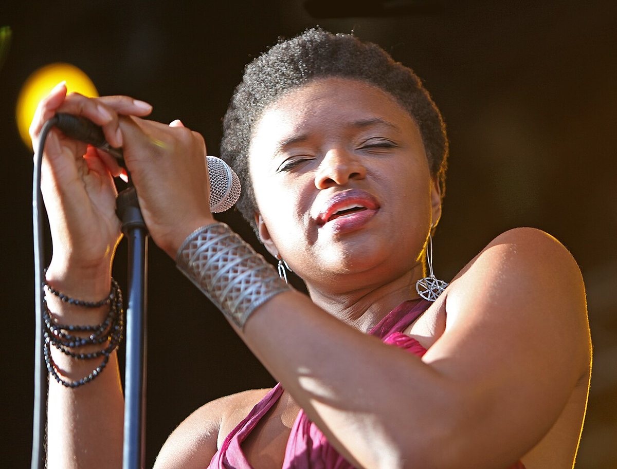 Lizz Wright performing at Stockholm Jazz Festival, 2009