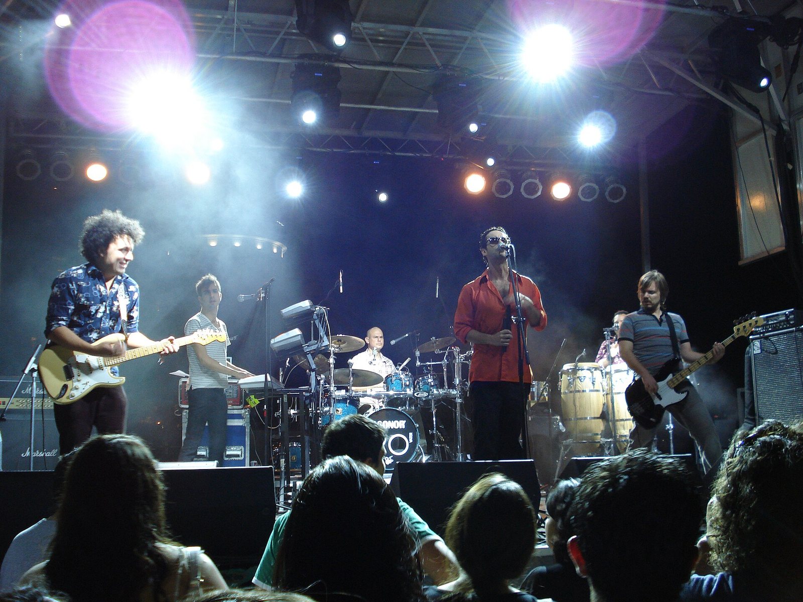 Los Amigos Invisibles performing at the Mexican American Cultural Center, Austin, Texas, 2008
