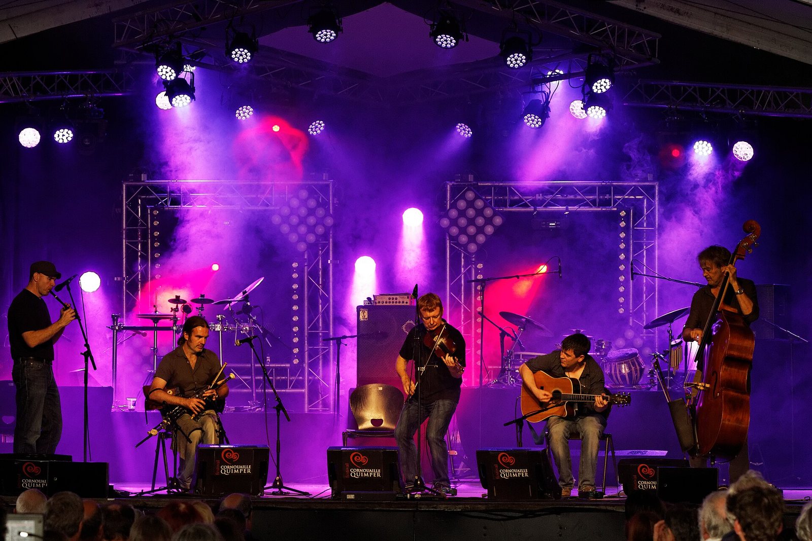 Lunasa performing at the Festival de Cornouaille in Quimper, France, 2013