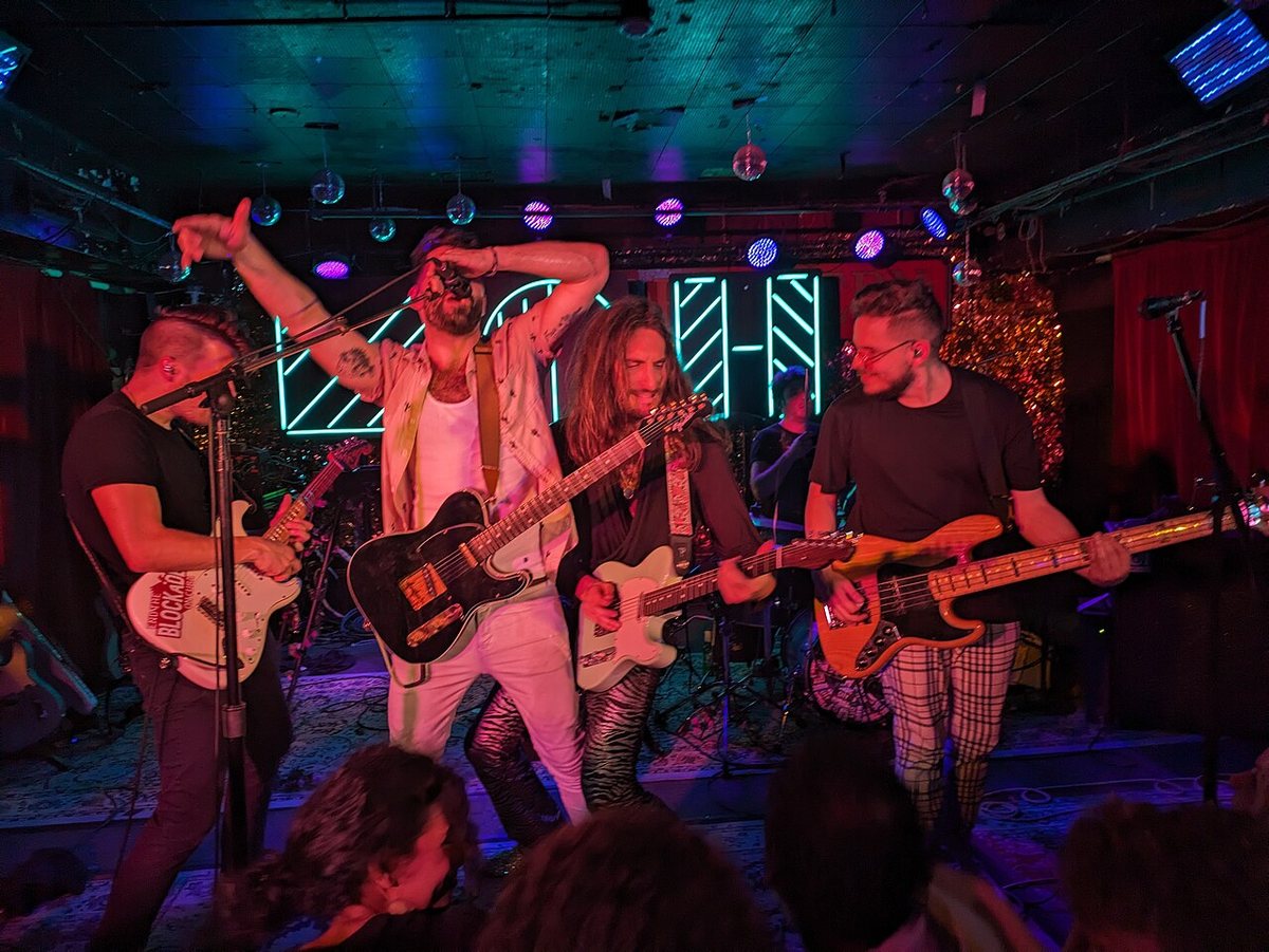 Magic City Hippies performing on stage at the Horseshoe Tavern in Toronto, 2023