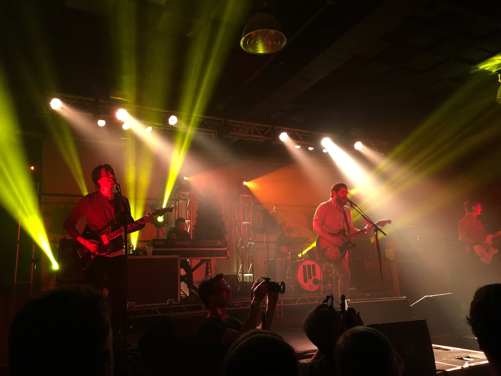 Manchester Orchestra performing at Concord Music Hall, Chicago, 2017