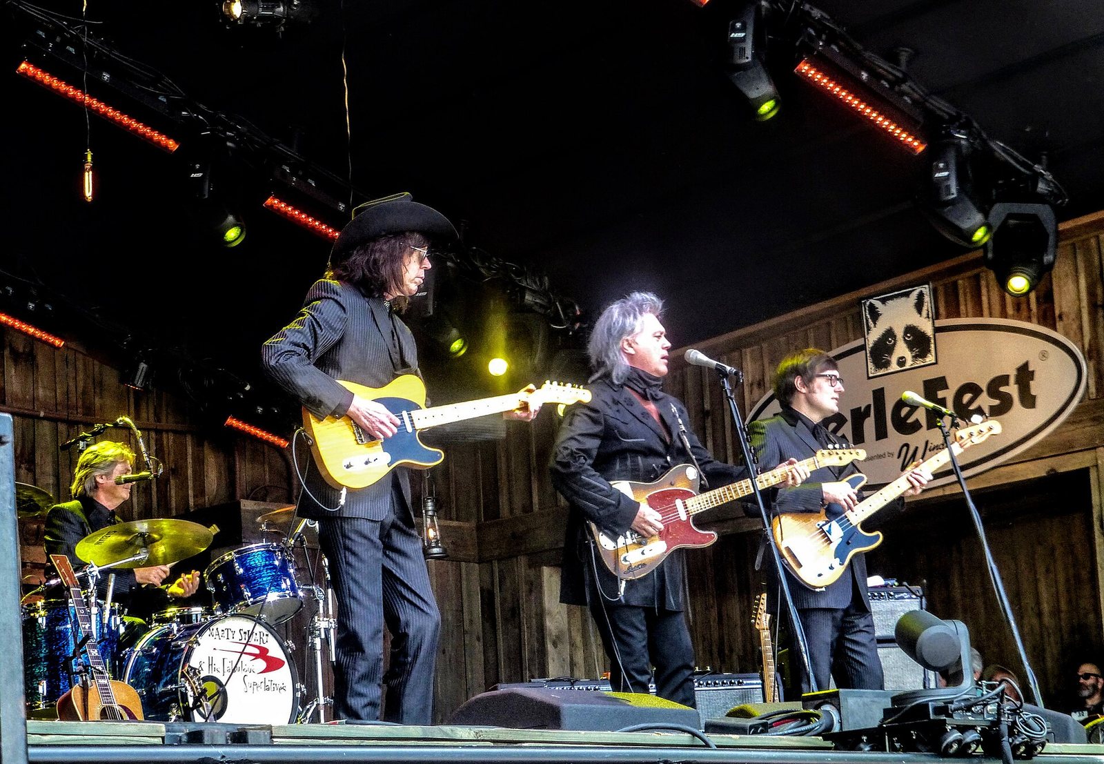 Marty Stuart and His Fabulous Superlatives performing at MerleFest 2017