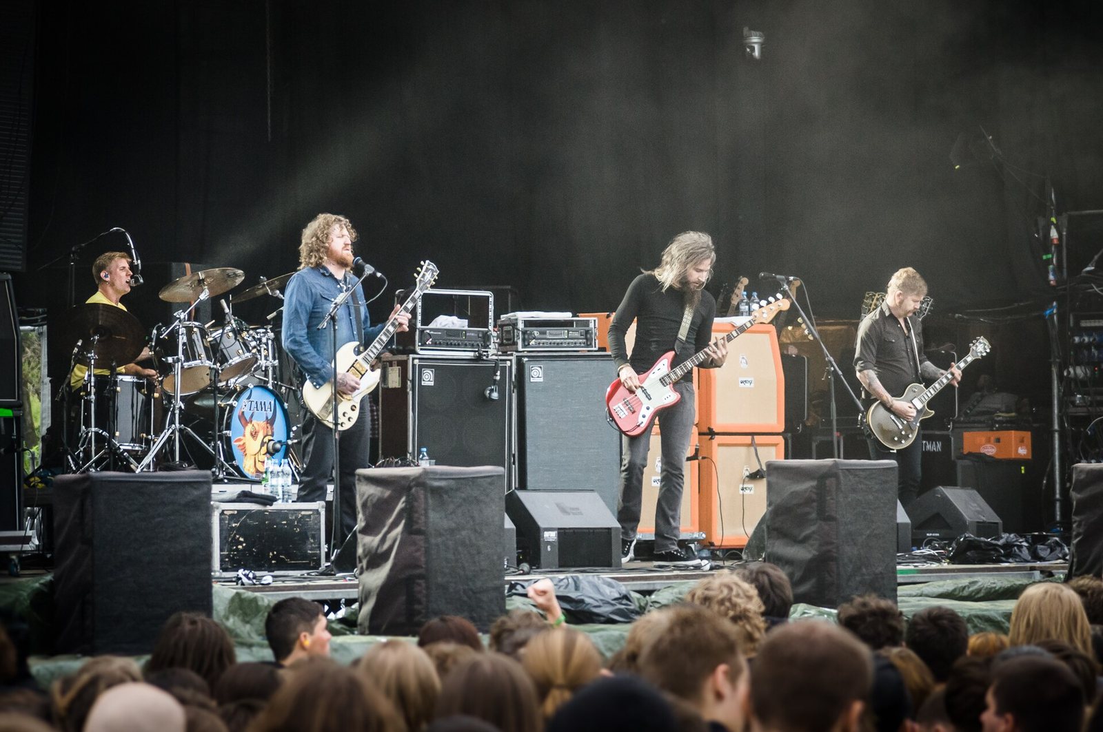 Mastodon performing at the Ursynalia student festival, Warsaw, 2012