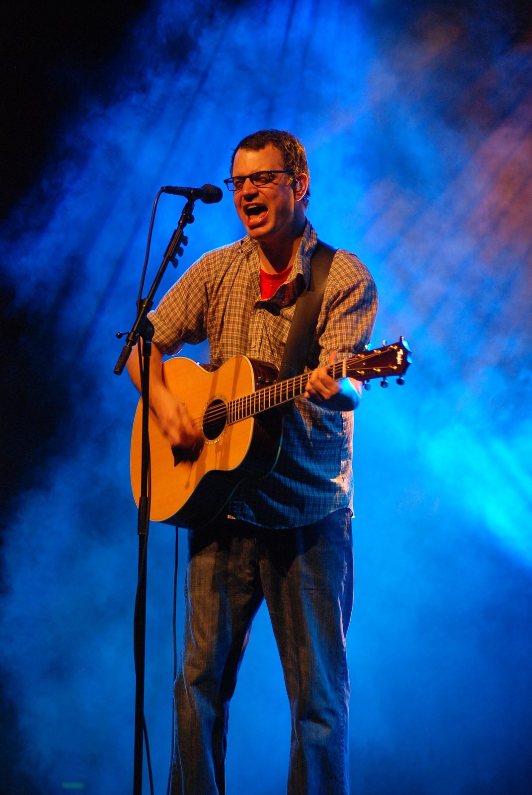 Matthew Good performing an acoustic show at the Playhouse, Fredericton, 2007