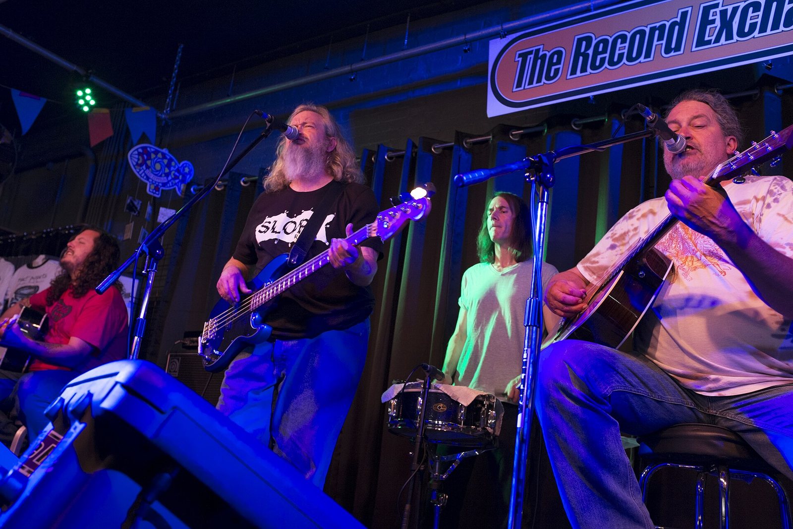 Meat Puppets playing an in-store set at The Record Exchange, Boise, during Treefort Music Fest 2017