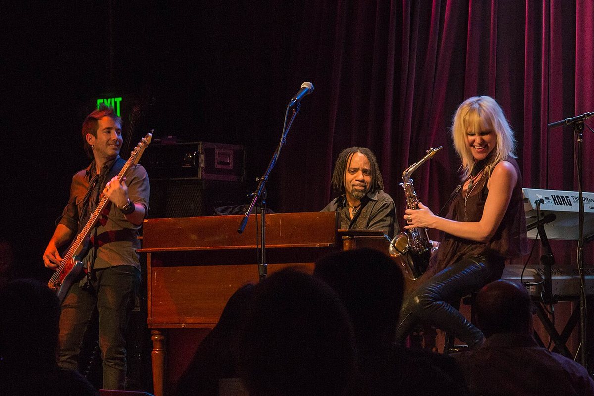 Buy Mindi Abair's I Can't Wait For Christmas tickets on StubOrder Mindi Abair laughing with her band on stage at Dimitriou's Jazz Alley, Seattle, 2013