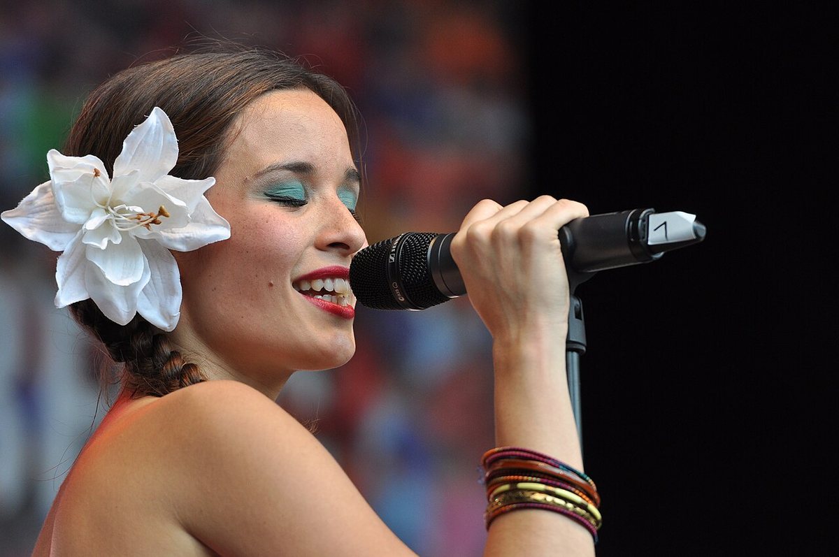 Buy Monsieur Perine tickets on StubOrder Monsieur Perine singer Catalina Garcia at the Bardentreffen festival in Nuremberg, 2014