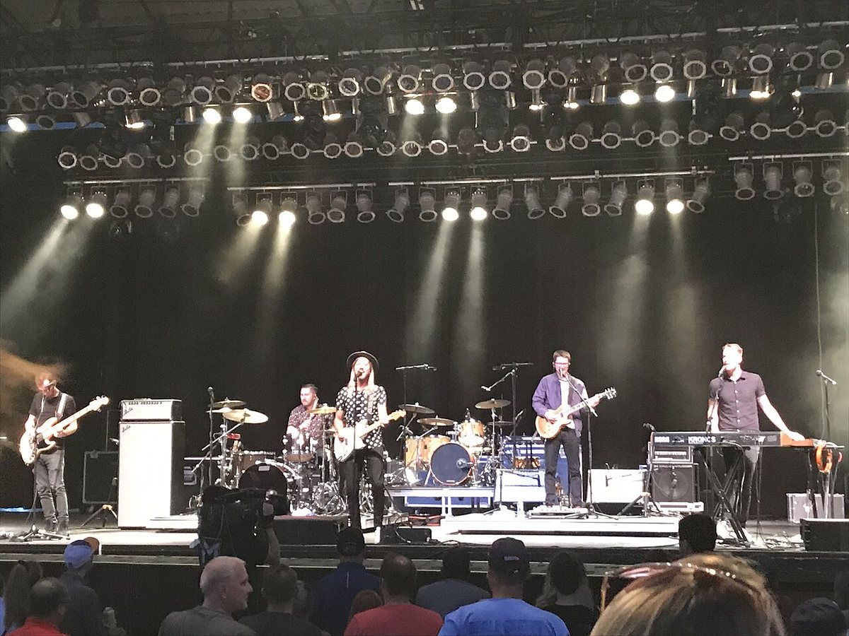 Moon Taxi performing at Summerfest, Milwaukee, 2019