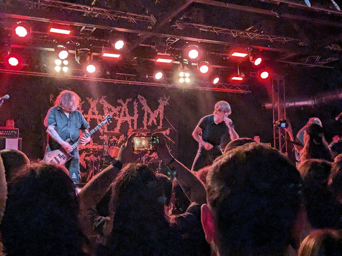 Buy Napalm Death, Aborted, Tombs & WVRM tickets on StubOrder Napalm Death on stage at the O2 Academy Liverpool, March 2025