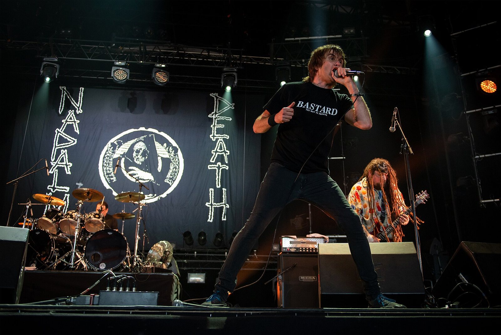 Napalm Death performing at Hellfest, Clisson, France, 2022