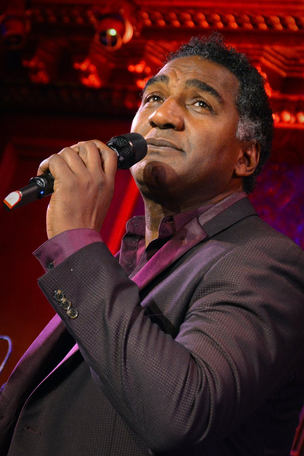 Norm Lewis singing at 54 Below, New York, 2023