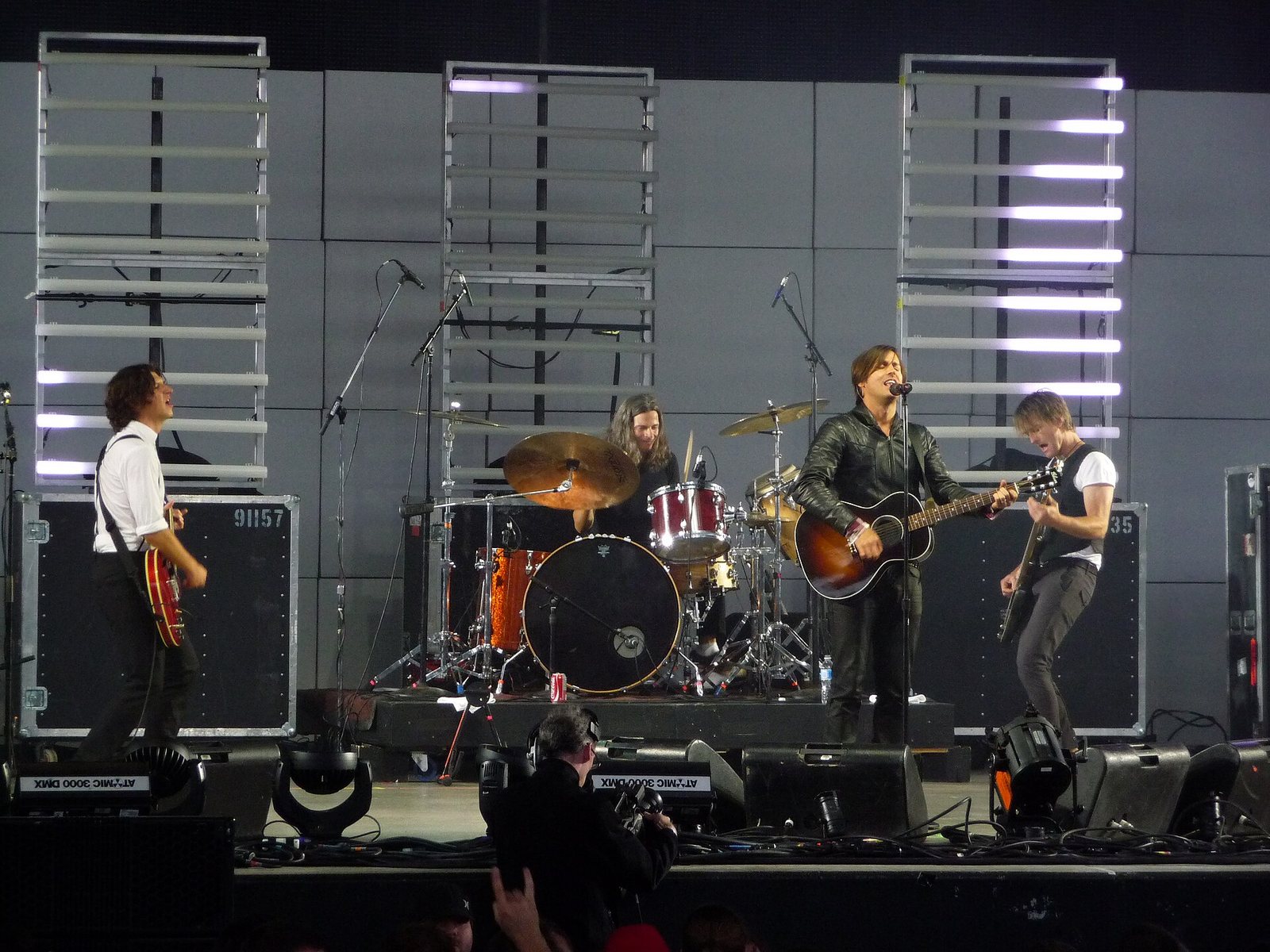 Our Lady Peace performing on stage at Virgin Festival Ontario, 2009