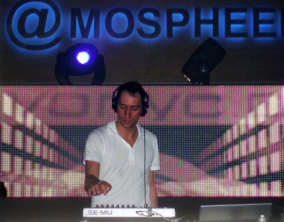 Paul van Dyk performing a DJ set at a club, 2008