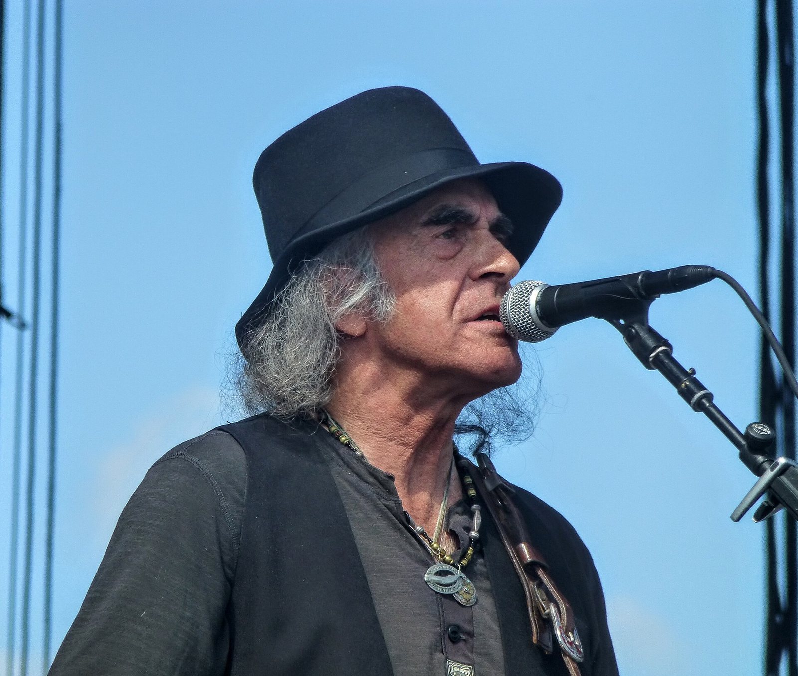 Pete Sears singing with Moonalice at Lockn' Festival, 2015