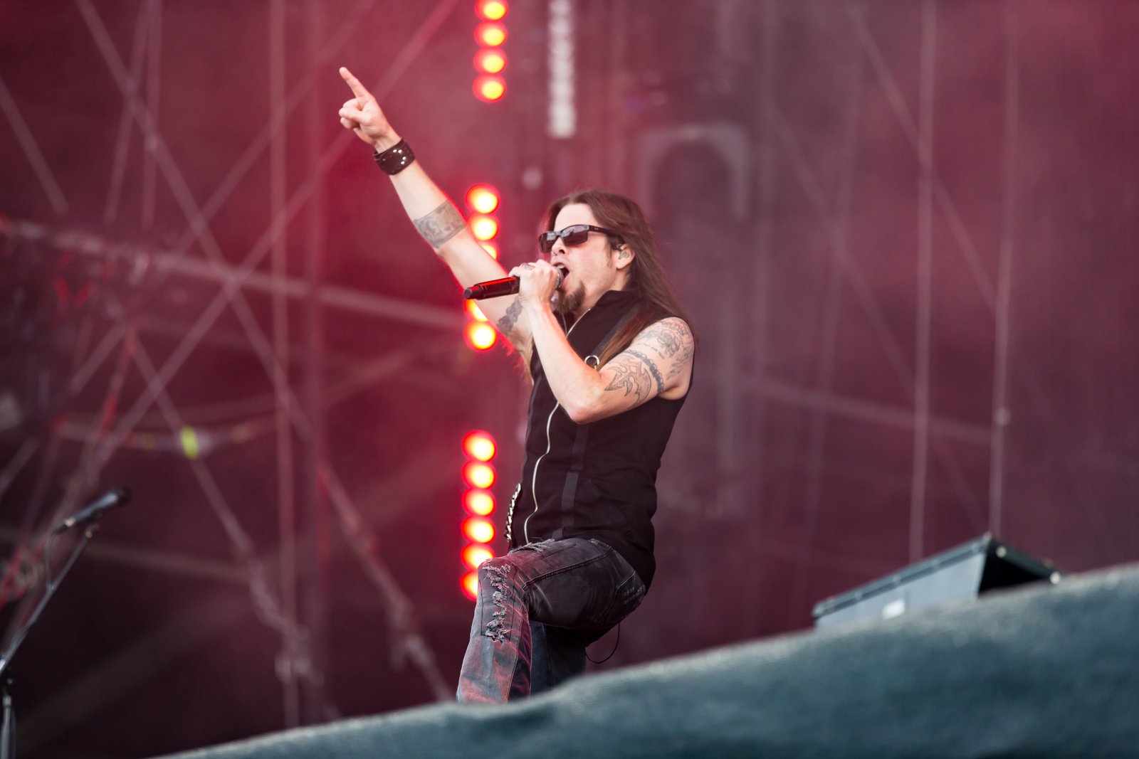 Todd La Torre of Queensryche singing at Wacken Open Air, 2015 - Queensryche tickets