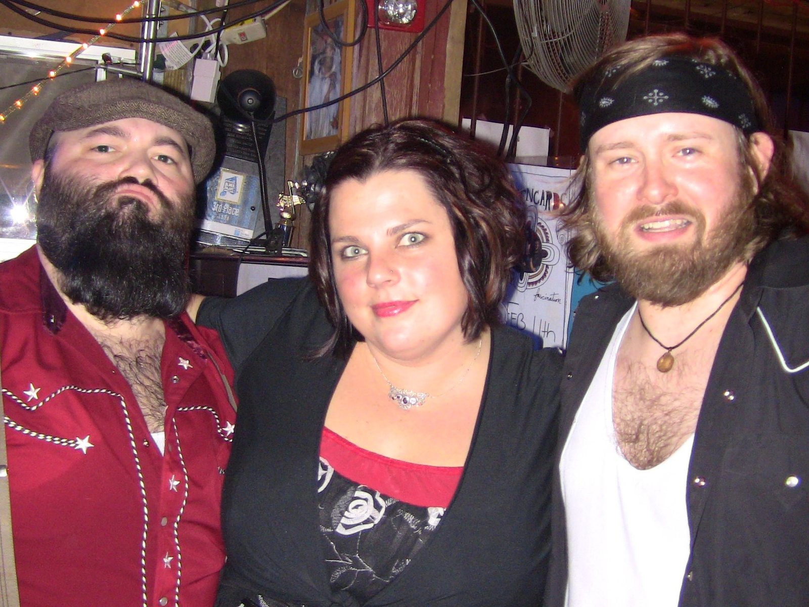 The Reverend Peyton's Big Damn Band together after a show at Knuckleheads Saloon, Kansas City, 2010