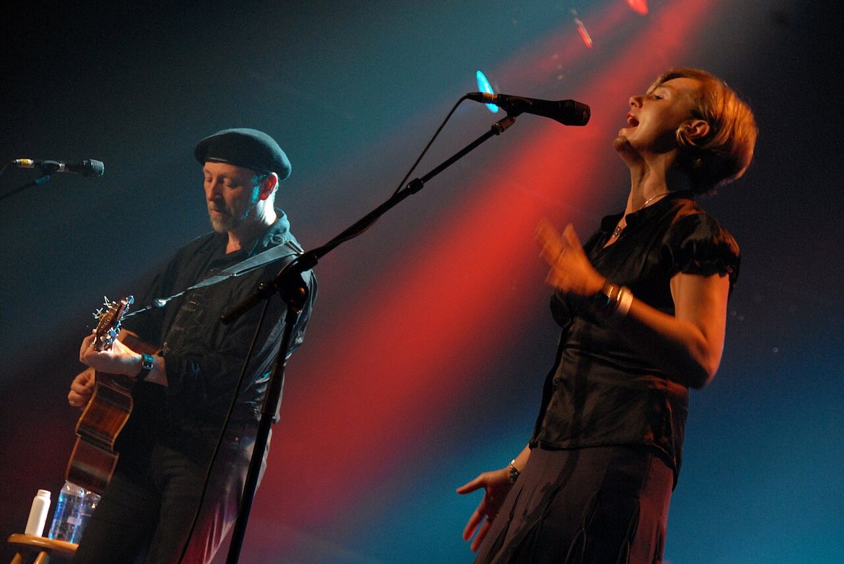 Buy Richard Thompson Band tickets on StubOrder Richard Thompson performing with Christine Collister at the Cambridge Folk Festival, 2006