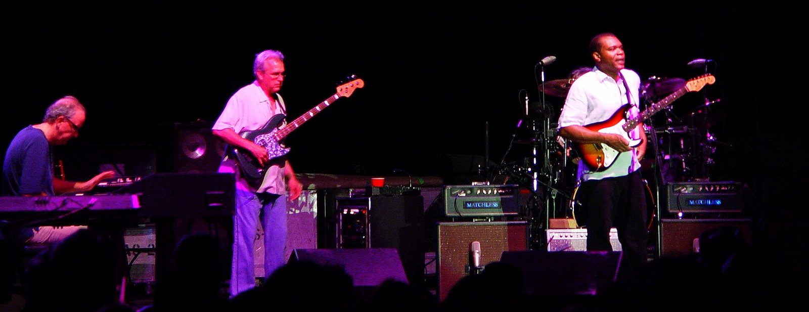 The Robert Cray Band performing on stage at a jazz festival, 2007