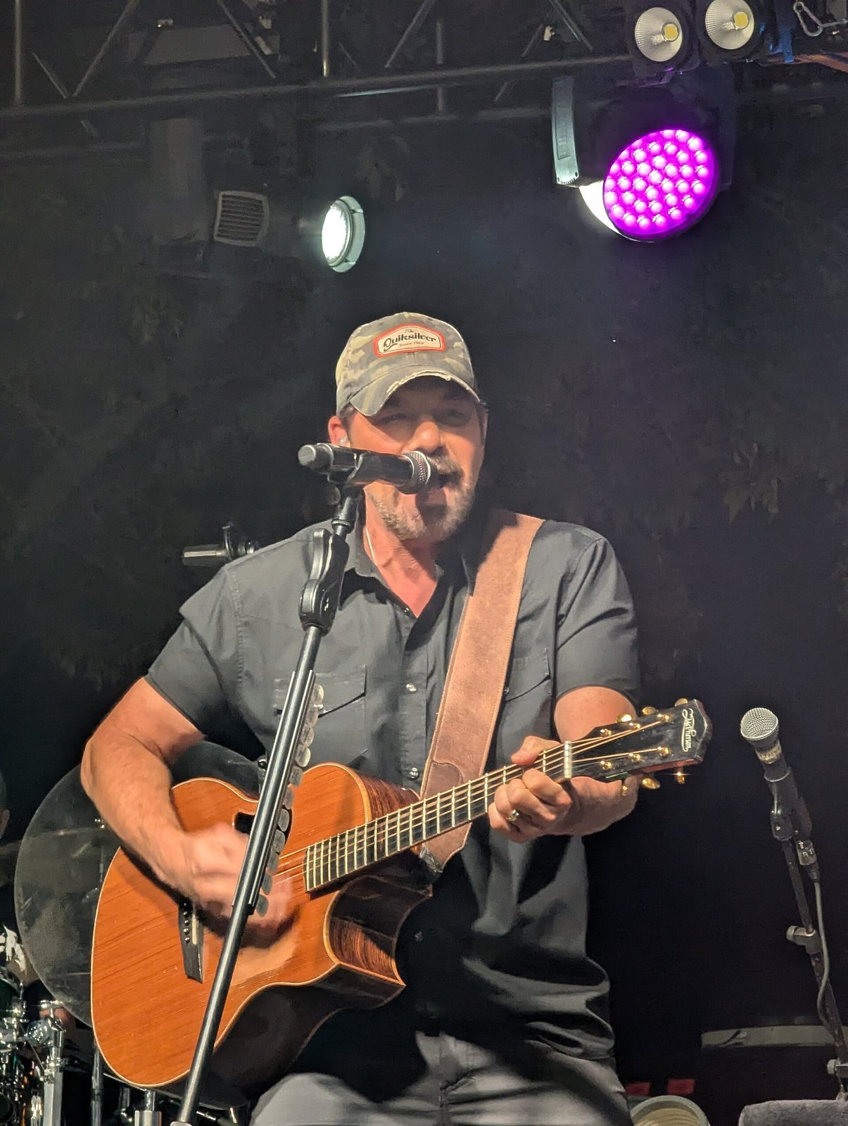 Rodney Atkins performing at Get Down Downtown in Searcy, Arkansas, 2024