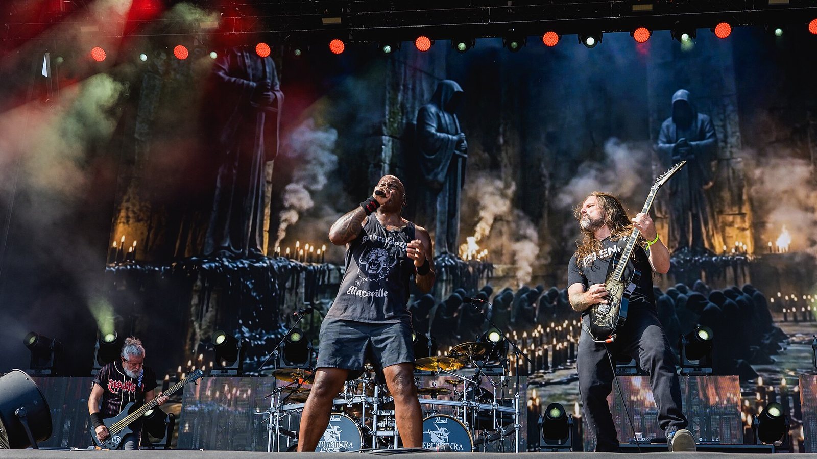 Sepultura performing at Tons of Rock, Oslo, 2026, during their farewell tour